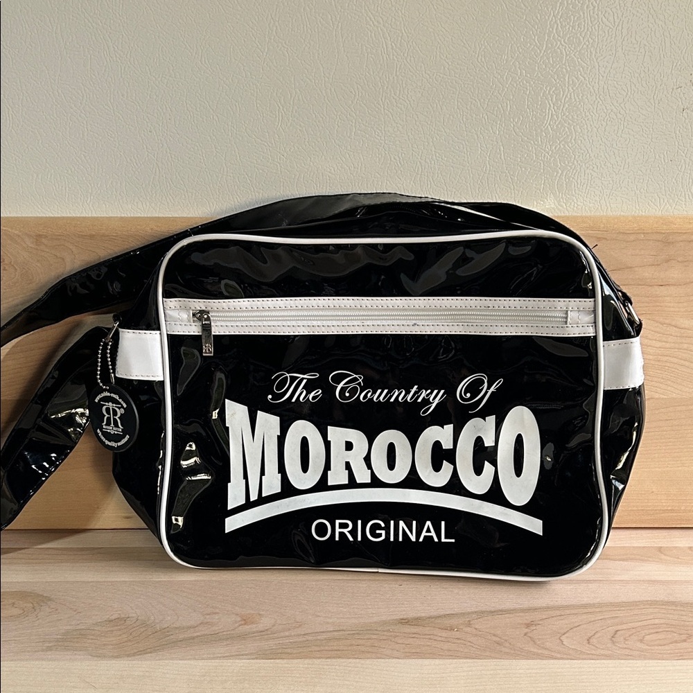 Robin Ruth The country of Morocco ORIGINAL Authentic Black Shoulder CrossbodyBag